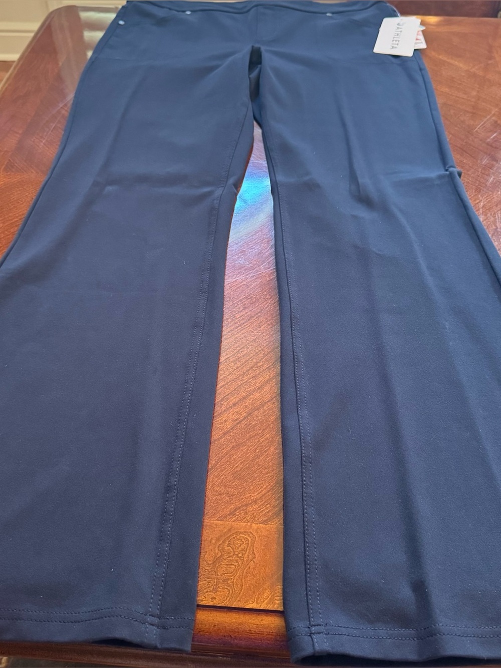 Athleta Yoga Pants/Leggings Flare in Navy Blue Size- Large **NWT**